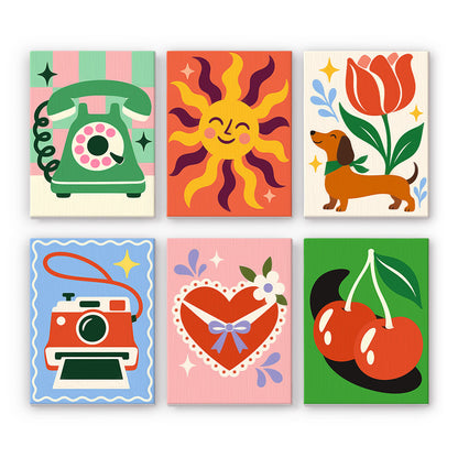 Mini 2807 Retro Love 15x20