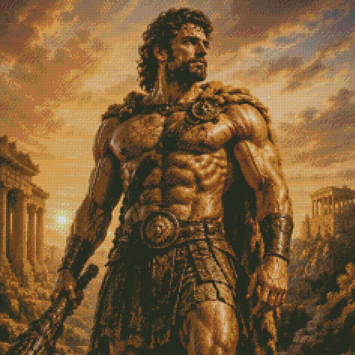 Hercules of Olympus © 60x60 by KT Designs