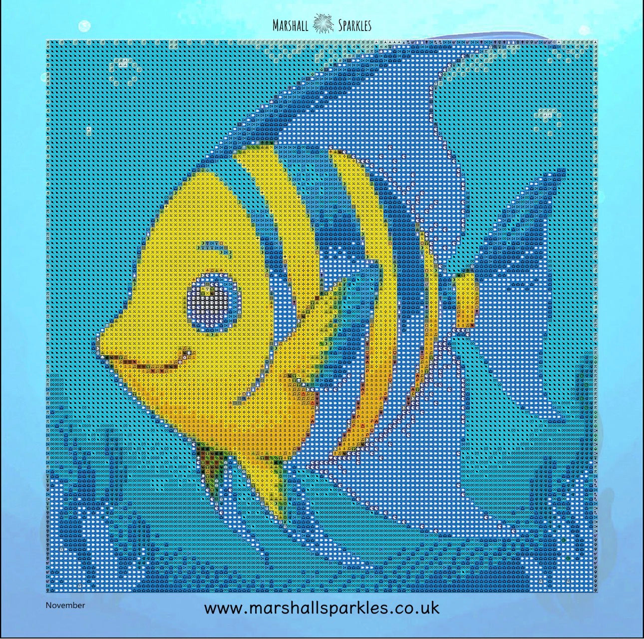 12 Months of Ocean © by Overton Designs 30x30 (PTO)