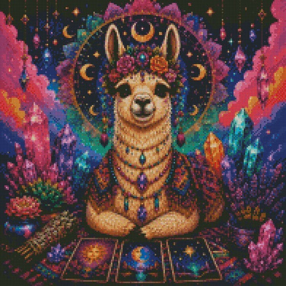 Llama Lumina © 50x50 by Puttiluxe
