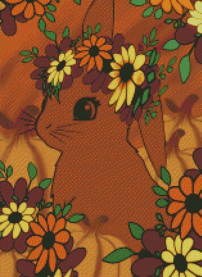Pumpkin Patch (Hand Drawn) © 40x55 by Rachel Diamond