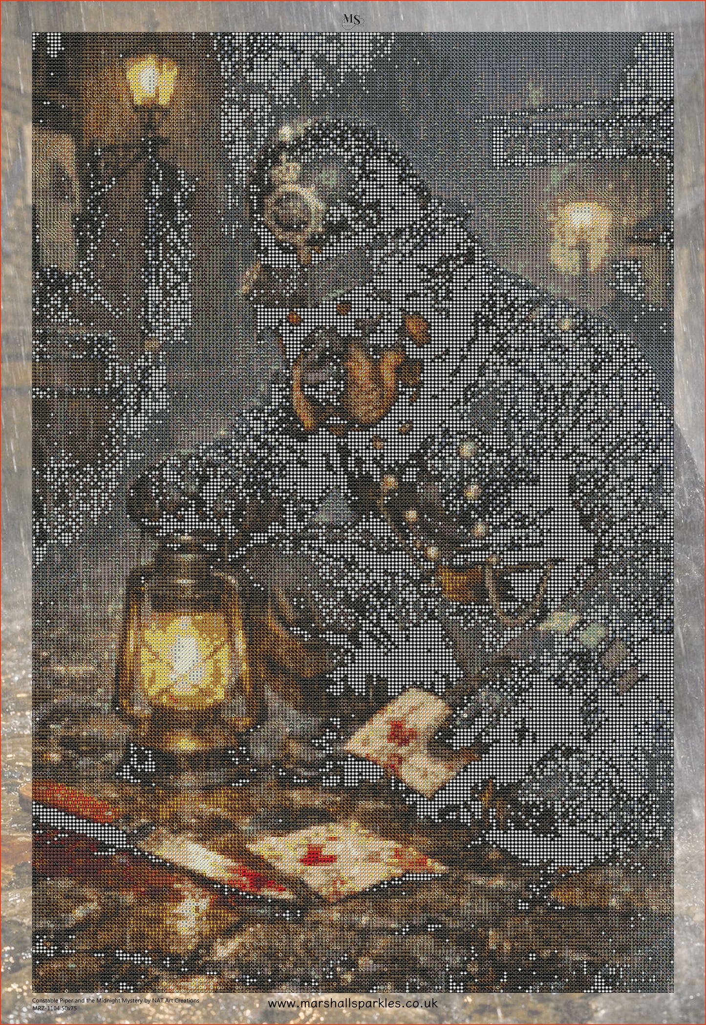 Constable Piper and the Midnight Mystery © 50x75 by NAT Art Creations