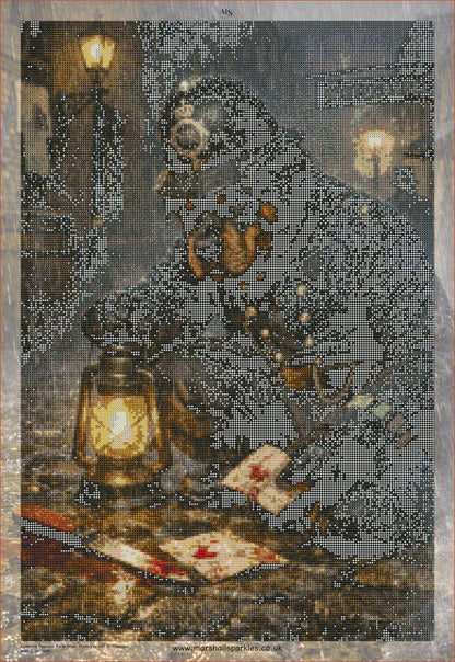 Constable Piper and the Midnight Mystery © 50x75 by NAT Art Creations