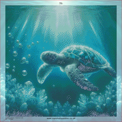 March/Aquamarine - Totem:Sea Turtle © 50x50
