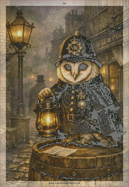 Owl Be Watching You, Whitechapel © 50x75 by NAT Art Creations