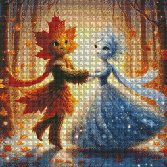 Leafy Love valentine © 50x50