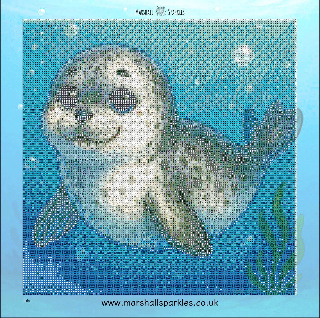 12 Months of Ocean © by Overton Designs 30x30 (PTO)