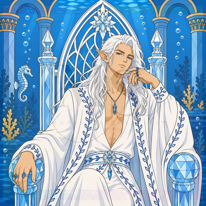 Water Prince © 60x60 by Katie Mayo-Jackson