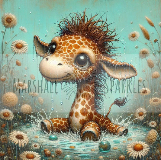 Daisy Collection - Giraffe © 40x40