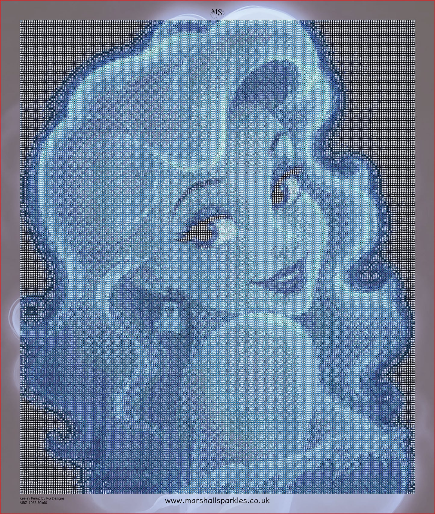 Keeley Pinup  © 50x60 by RG Designs