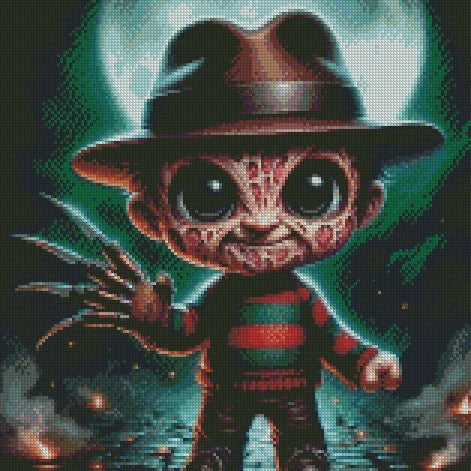 Freddy © 40x40 Round Sparkles Drill™