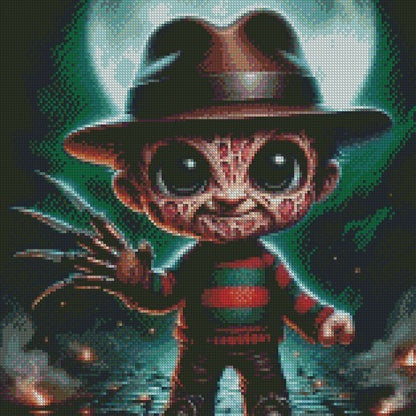 Freddy © 40x40 Round Sparkles Drill™
