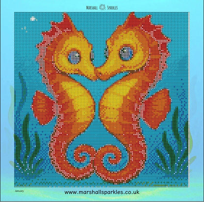 12 Months of Ocean © by Overton Designs 30x30 (PTO)