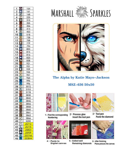 The Alpha © 50x50 by Katie Mayo-Jackson (PTO)