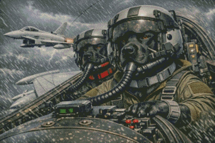 Storm Fighters © 75x50 by NAT Art Creations