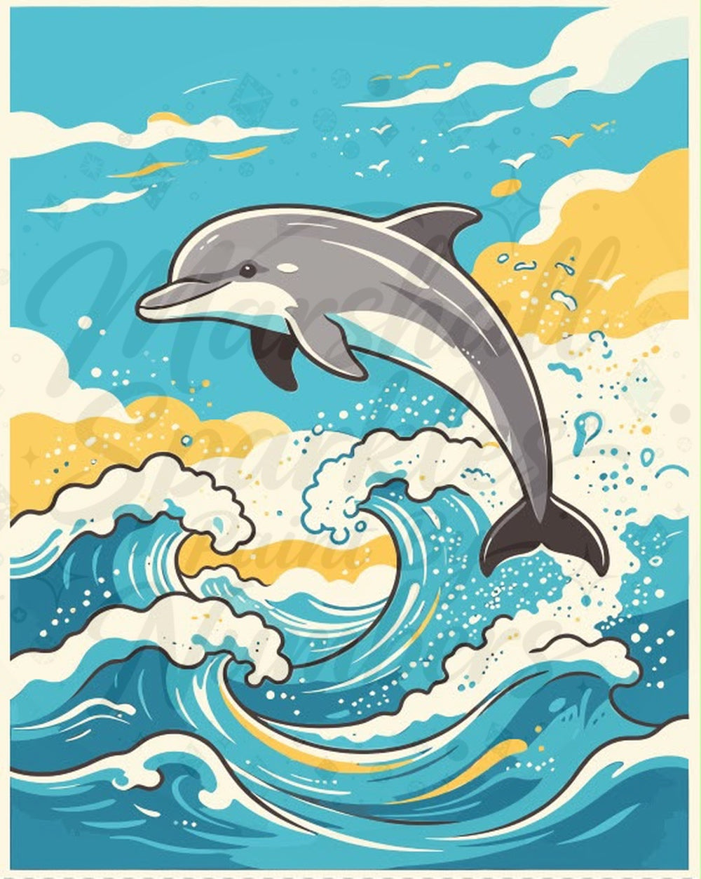 PBN - Dolphin MS023 © 40x50