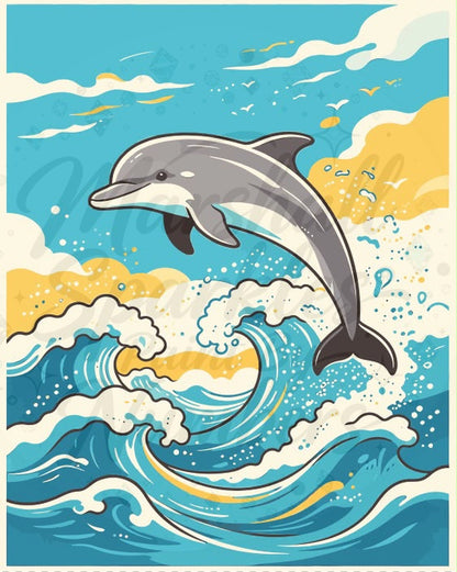PBN - Dolphin MS023 © 40x50