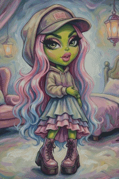 Calypso Sparkles © 50x75 Square Fairy