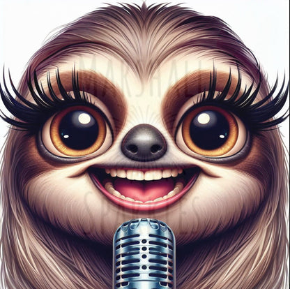 Popstar Collection - Sloth © 40x40
