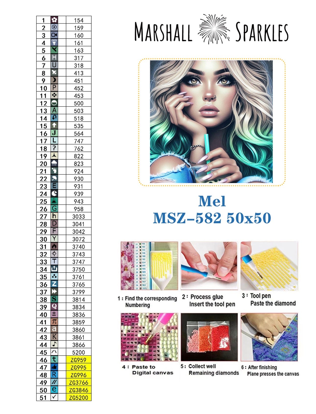 Mel ©  50x50 (Print to order)