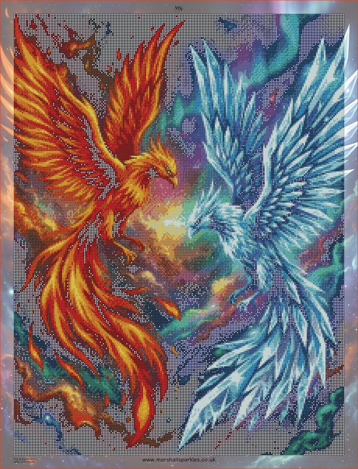 Fire & Ice Phoenix © 60x80