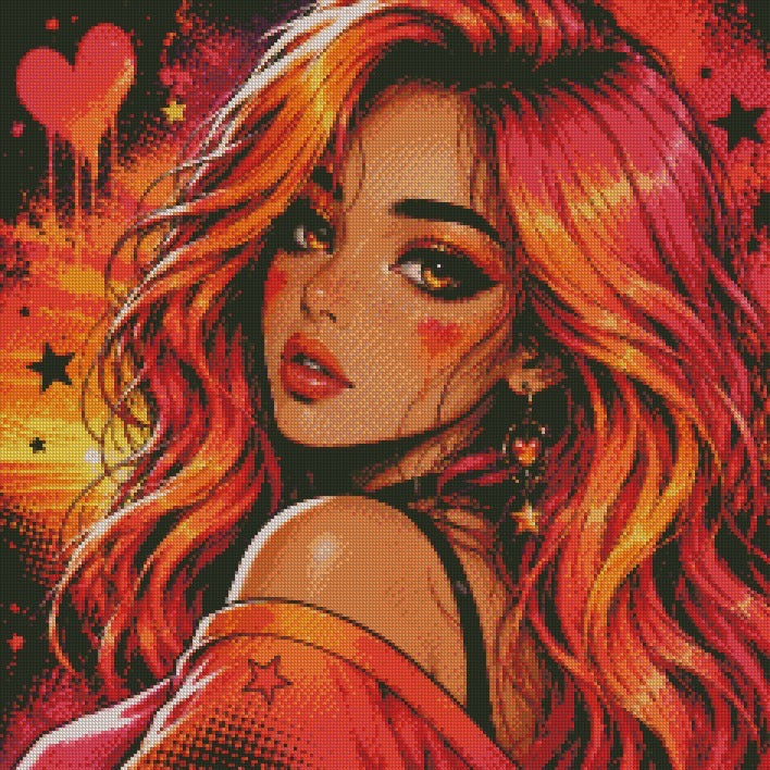 Sunset Pop © 60x60 by CrazyLone Wolf