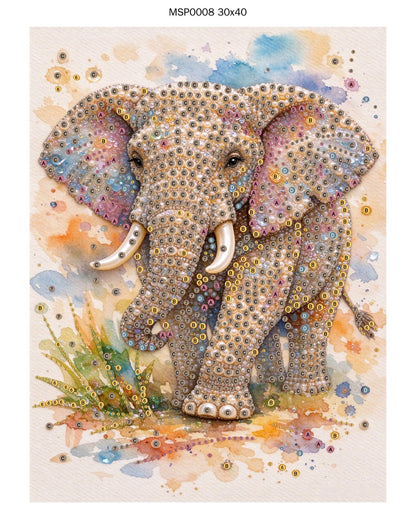 Elephant © 30x40 Pearl Painting