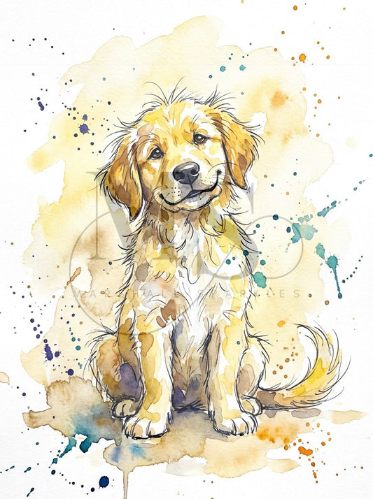 Golden Retriever © 40x55