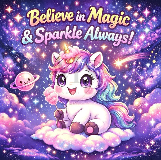 Believe in Magic & Sparkle Always © 50x50