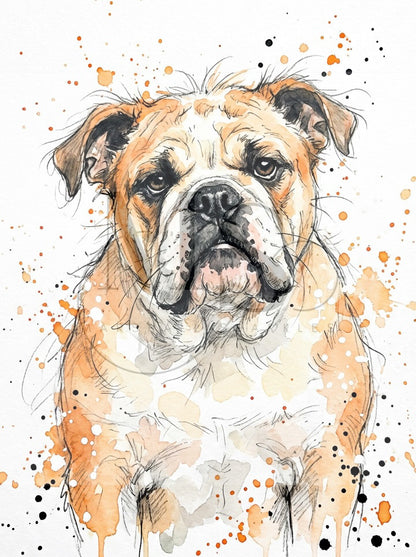 Olde English Bulldog © 40x55 - (print to order)