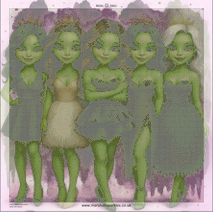 Pretty Little Green Girls © 50x50