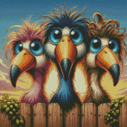 Over the Fence - Toucan © 40x40 (print to order)