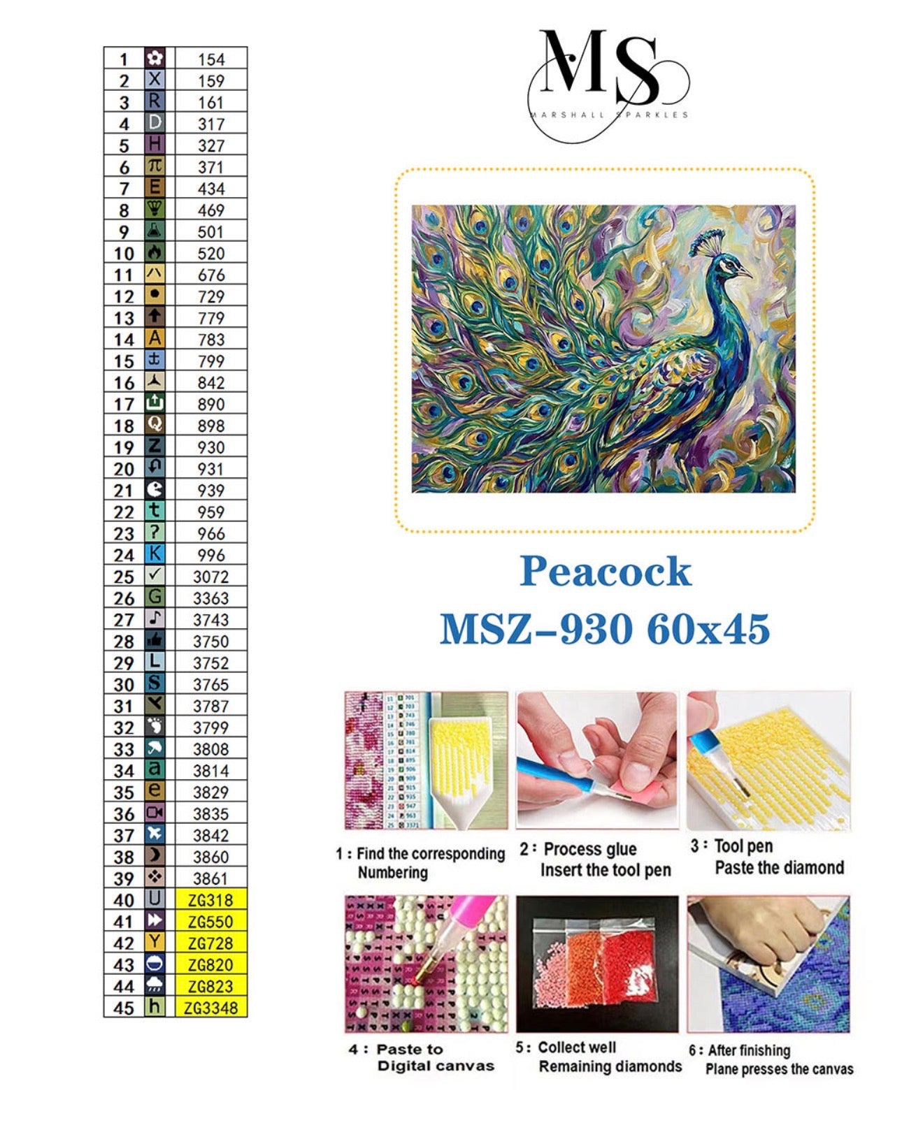 Peacock © 60x45