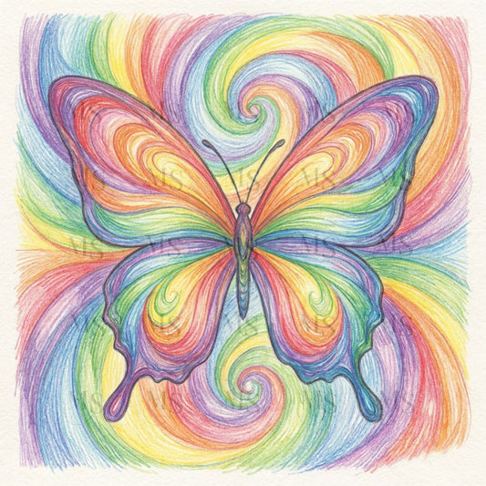 Fire & Ice Butterfly © 50x50