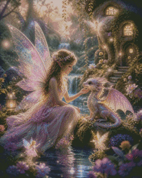 Wings of the Woodland Realm © 60x75 by KT Designs