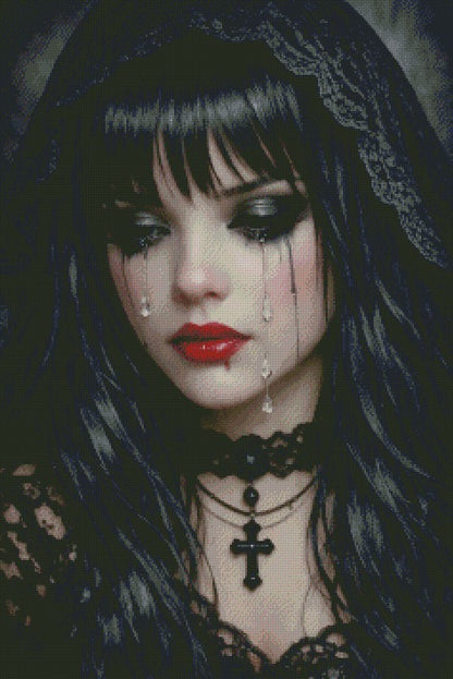 Gothic Tears © 60x90 by NAT Art Creations