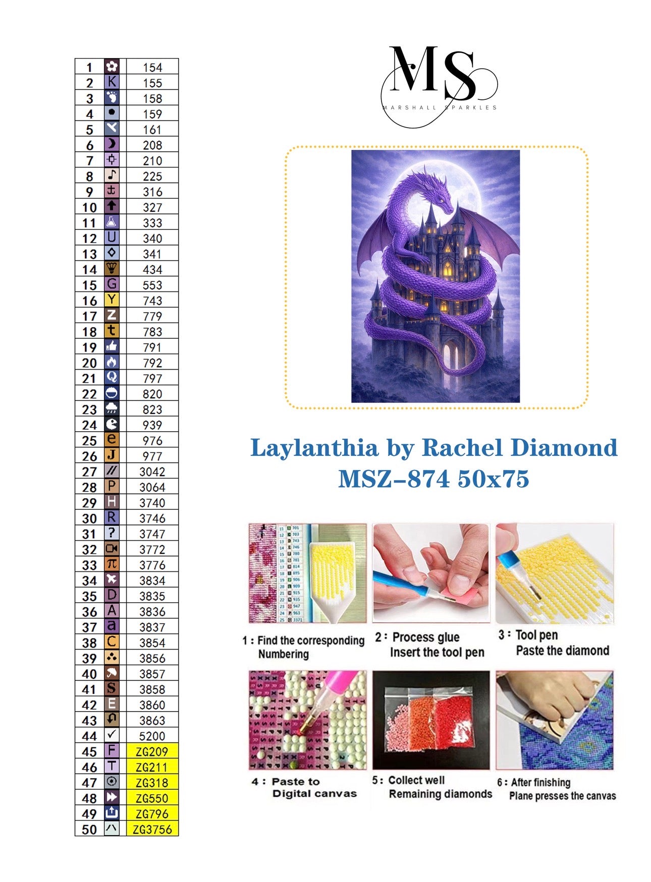 Laylanthia © 50x75 by Rachel Diamond