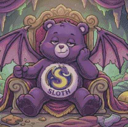 Snuggle Sin Bears - Sloth ©  50x50 by RG Designs