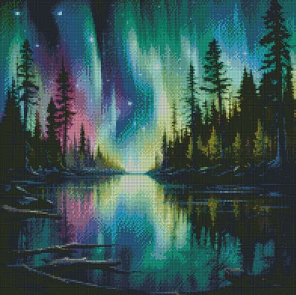 Rainbow Aurora © 50x50