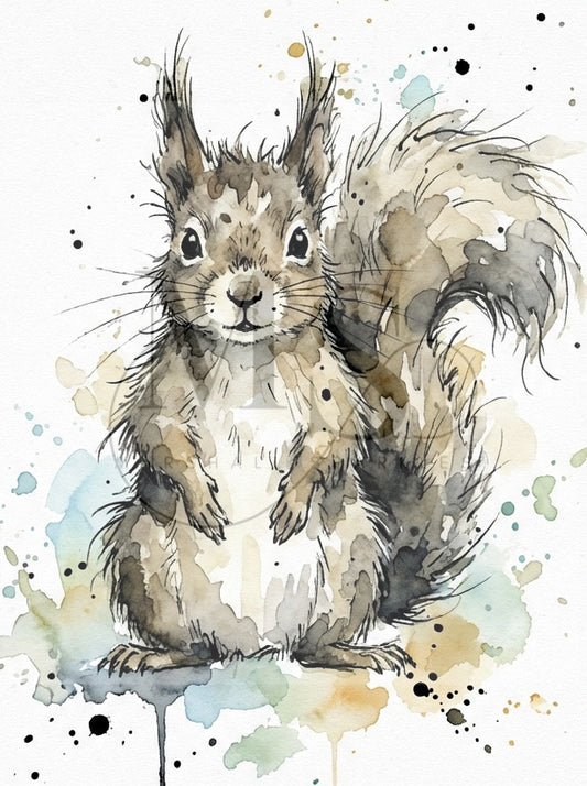 Squirrel © 40x55 - (print to order)