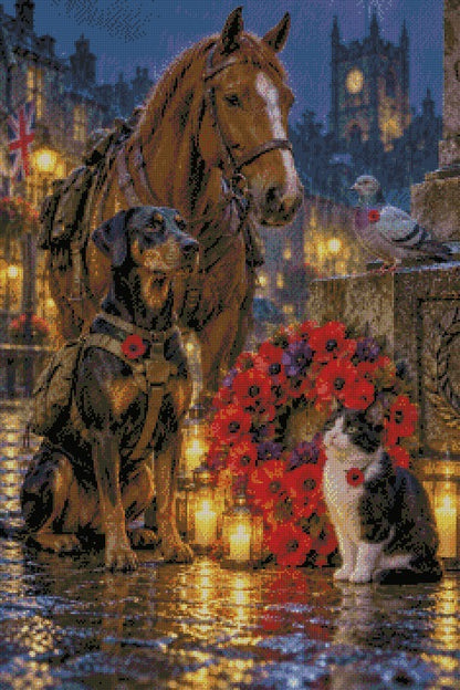 Faithful Until the End © 60x90 by NAT Art Creations