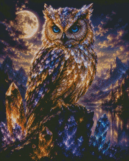Moonlit Crystal Guardian © 60x75 by CrazyLoneWolf