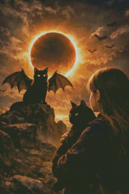 Guardians of the Crimson Eclipse © 60x90 by Tally @ NAT Art Creations