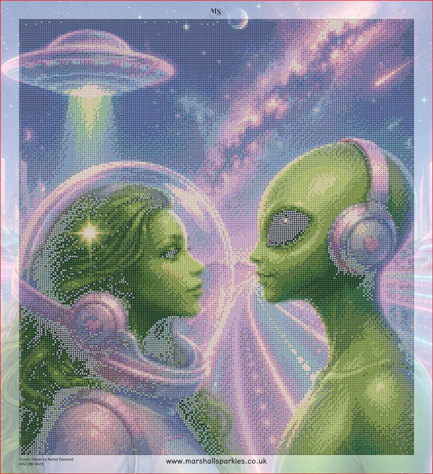Cosmic Dream © 50x55 by Rachel Diamond