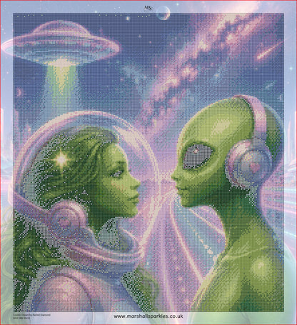 Cosmic Dream © 50x55 by Rachel Diamond