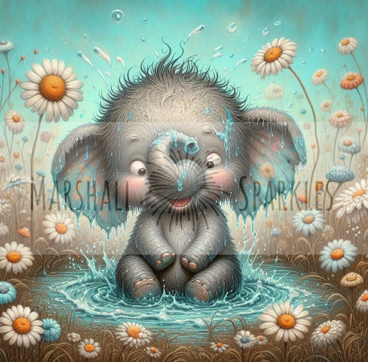 Daisy Collection - Elephant © 40x40