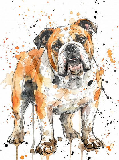 Olde English Bulldog © 40x55 - (print to order)