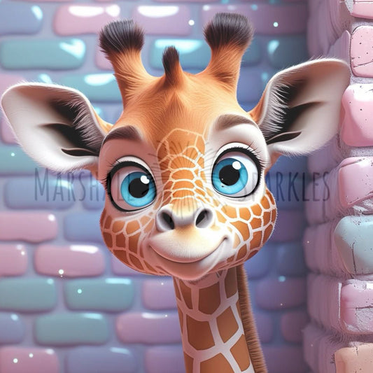 Giraffe © 35x35 (stocked item)