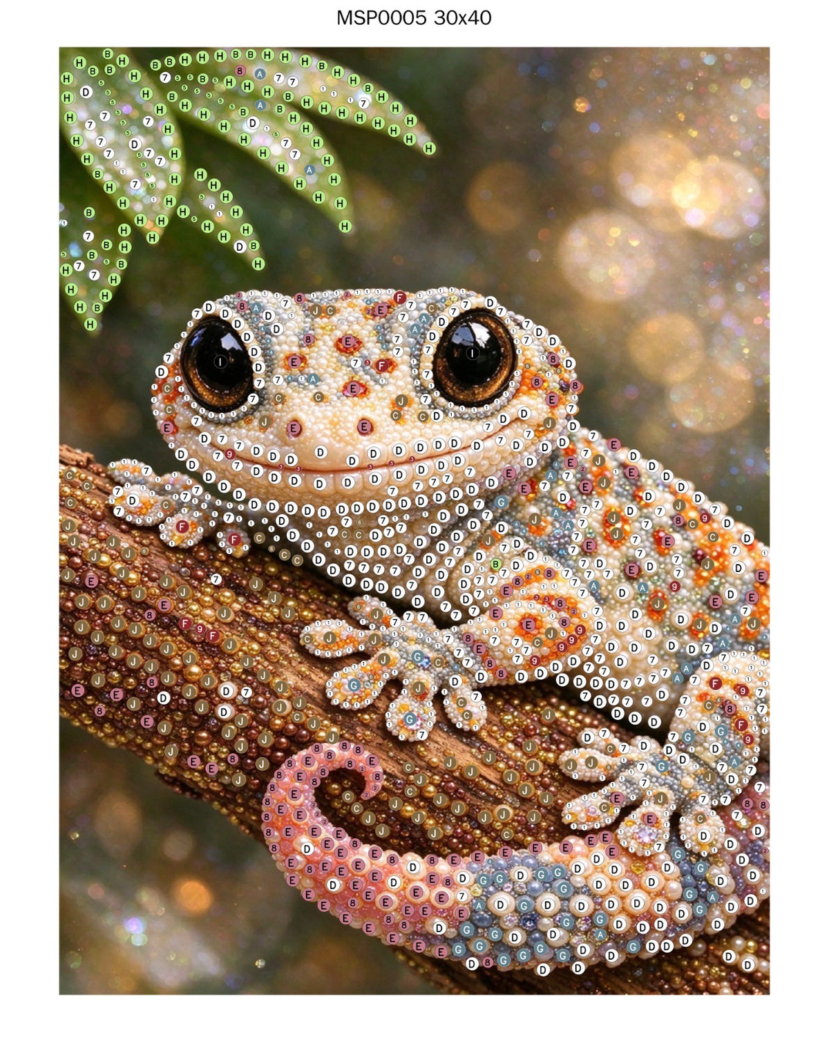 Gekko © 30x40 Pearl Painting