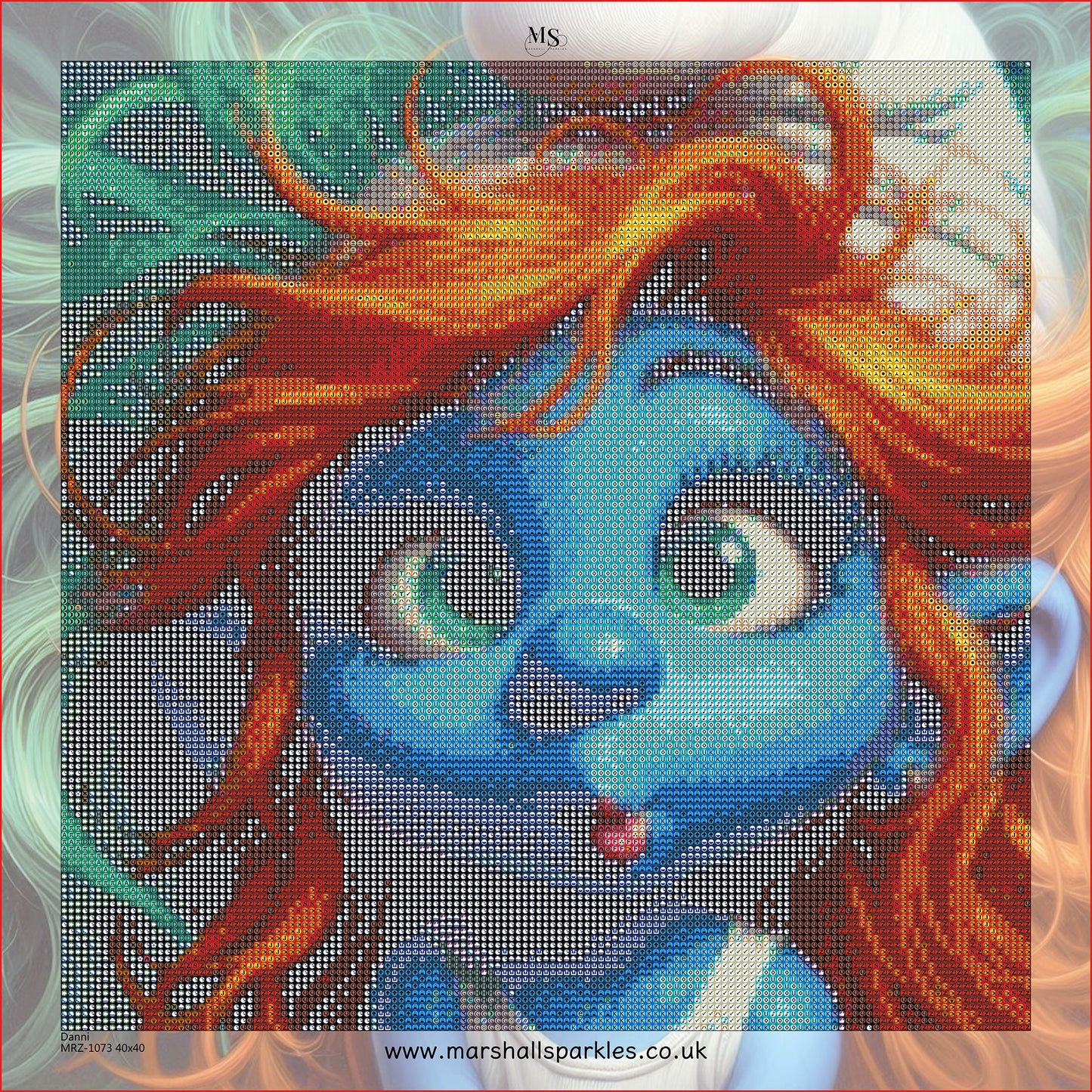 Danni © 40x40 includes Fairy & AB drills